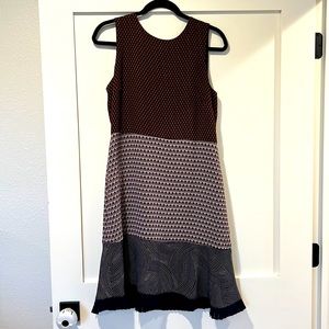 Ann Taylor mixed pattern dress